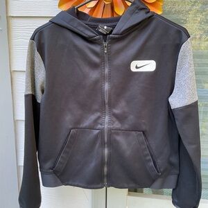 Nike boys or girls full zip training hoodie size L